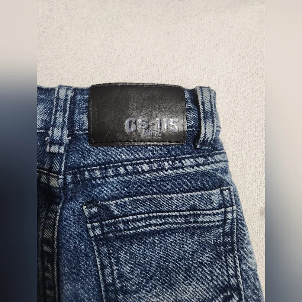 GS-115 Stylish 2T Blue Denim Acid Wash Jeans - Picture 6 of 6